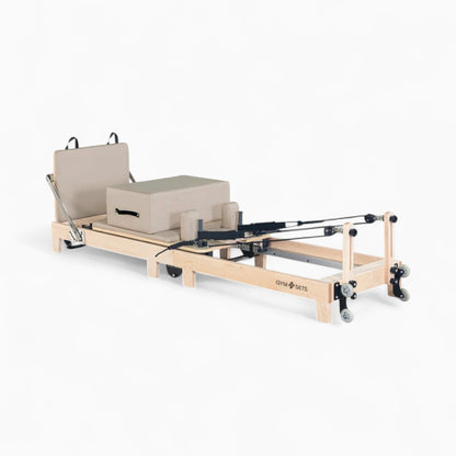 GymSets Oak Reformer Pilates Machine