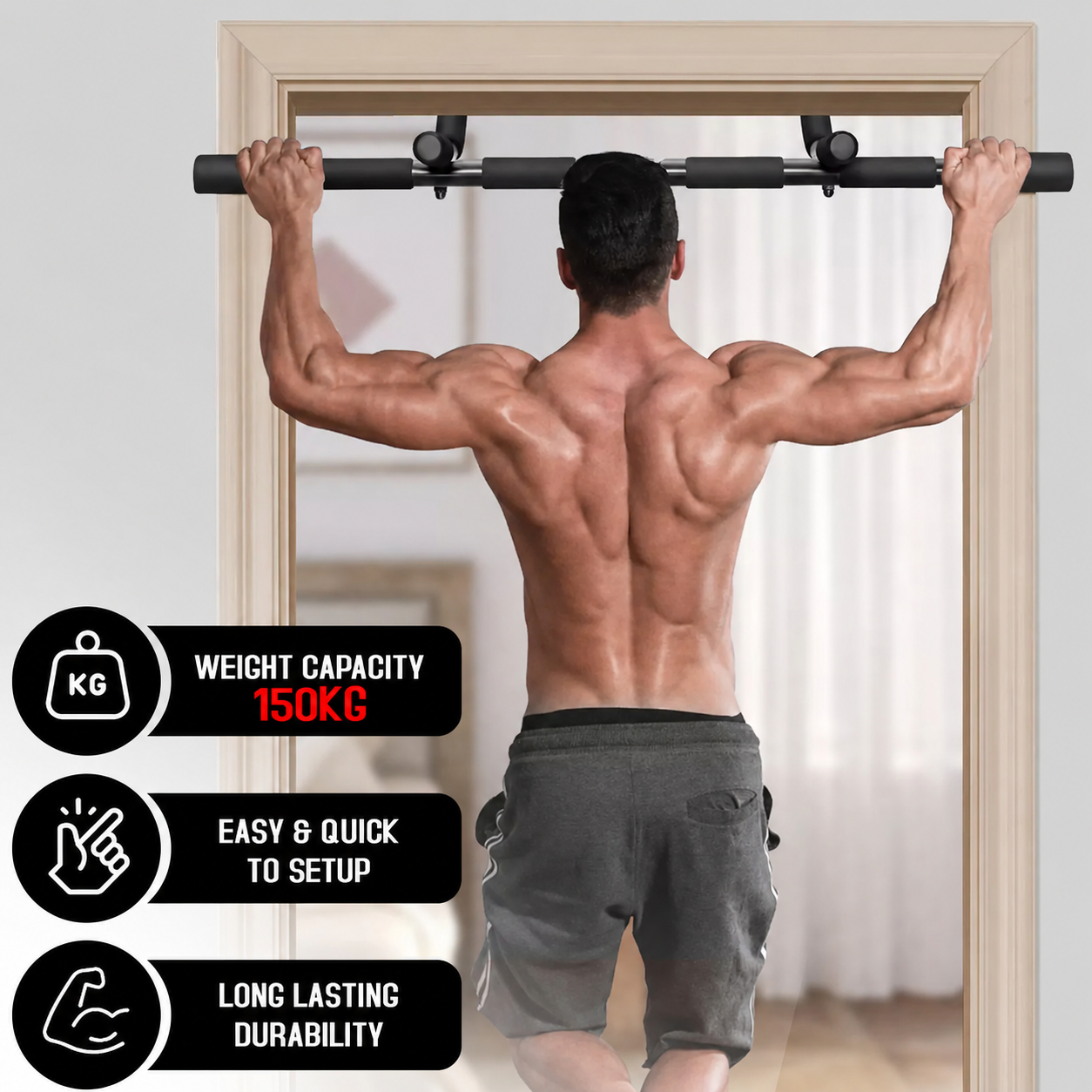 GymSets Doorway Pull Up Bar