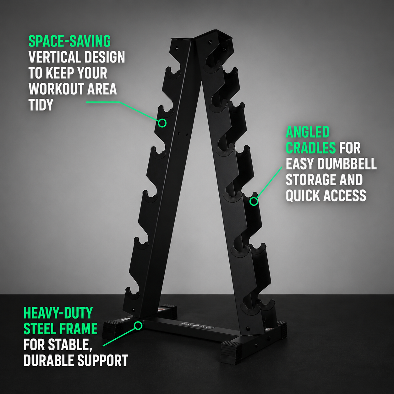 5 & 6 Tier Hex Dumbbell Tree Rack