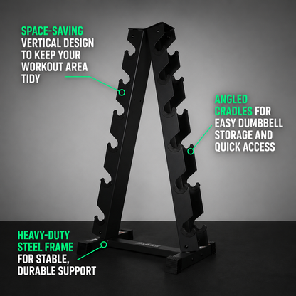 5 & 6 Tier Hex Dumbbell Tree Rack