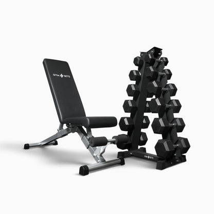 5 & 6 Tier Hex Dumbbell Tree Rack