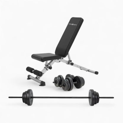 GymSets Adjustable Dumbbell Barbell Set V2