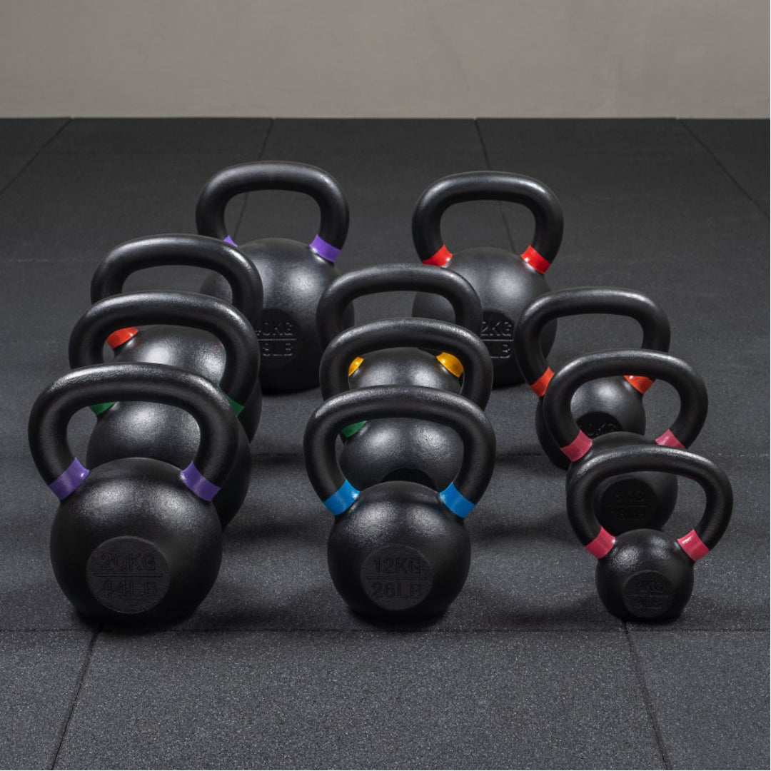 Cast Iron Kettlebells Swinging Set Weight Home Gym 2 4 8 10 16 20 kg 