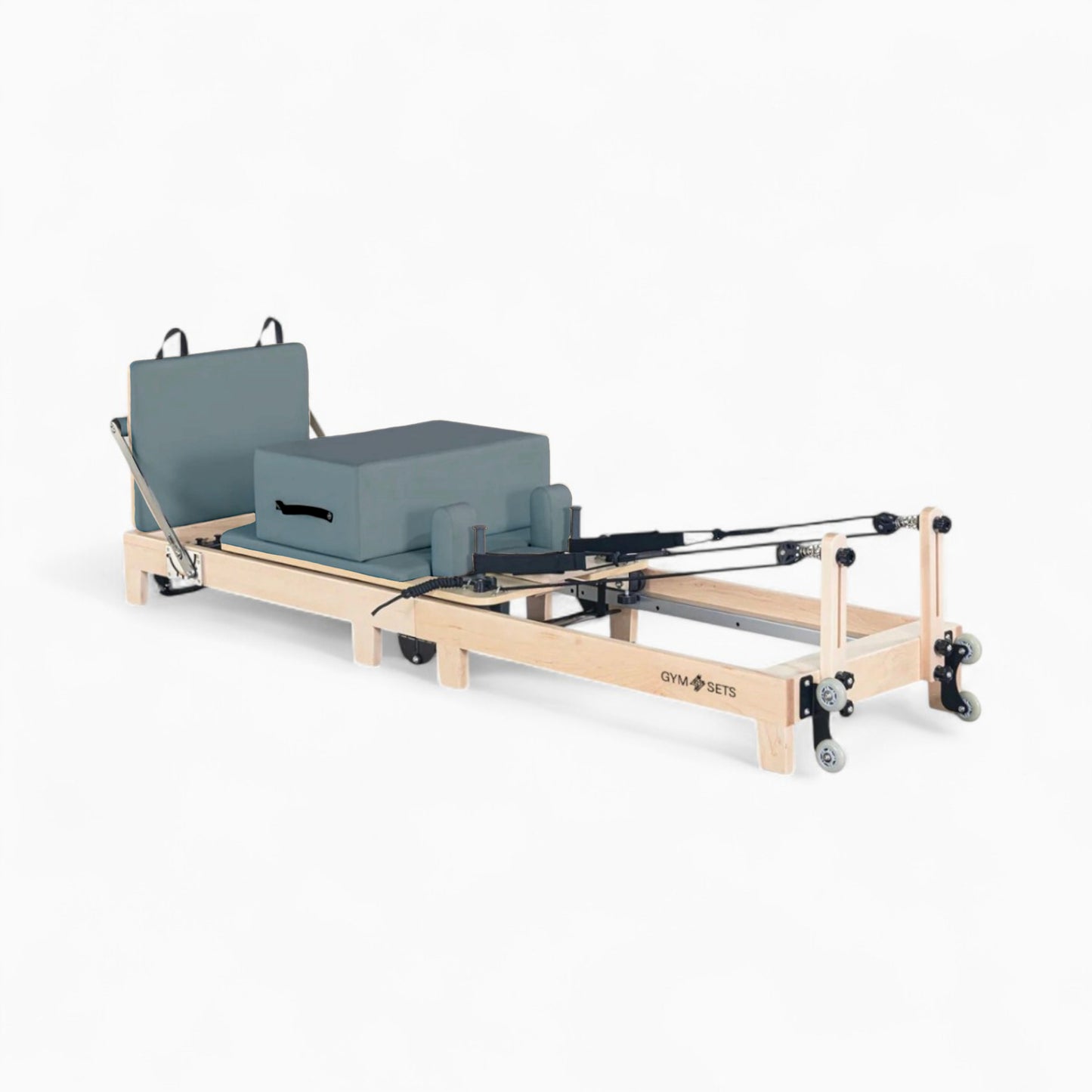 GymSets Oak Reformer Pilates Machine