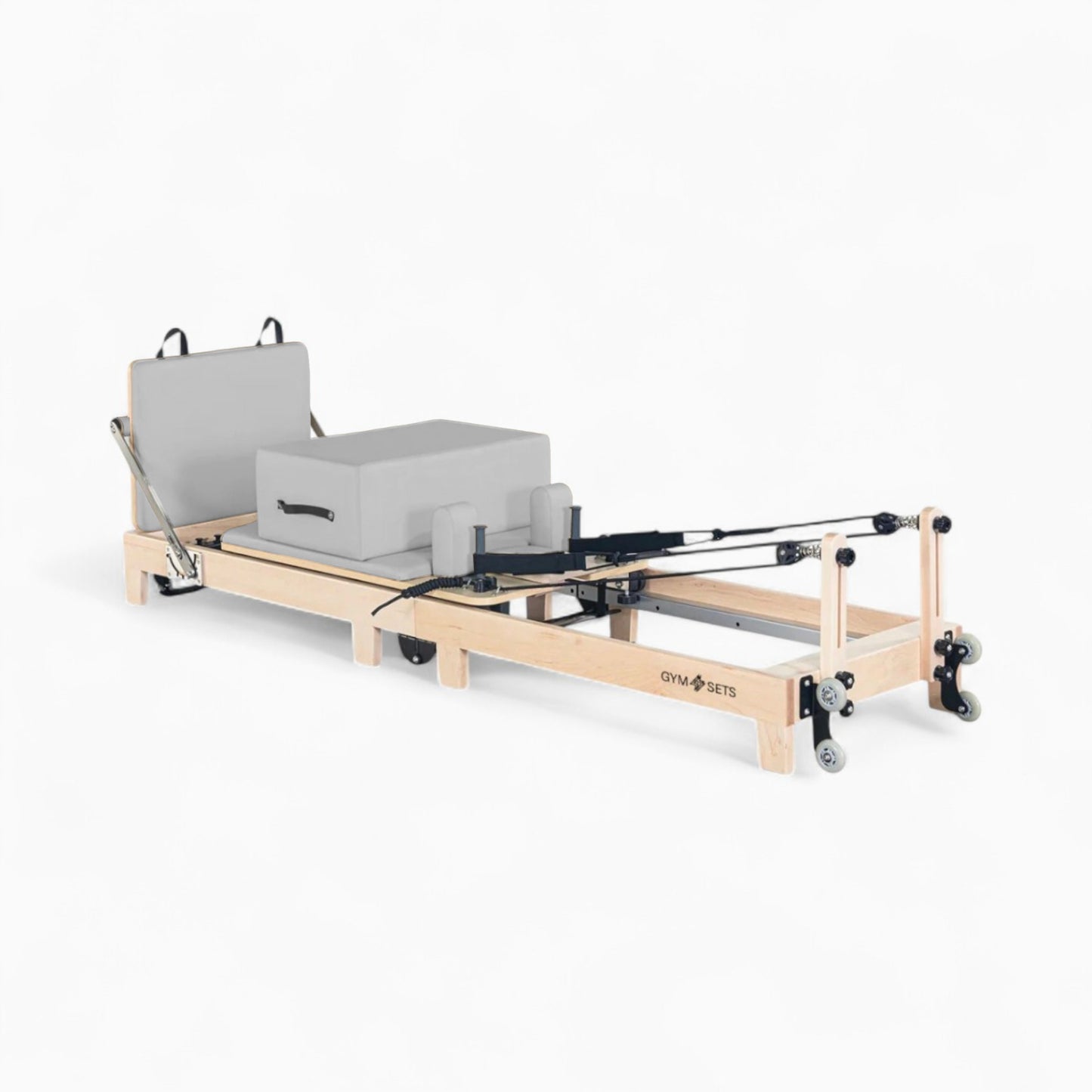 GymSets Oak Reformer Pilates Machine