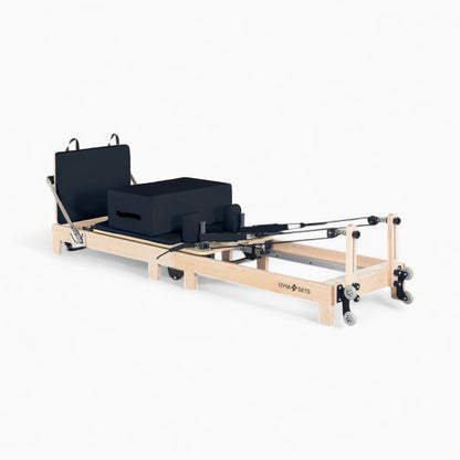 GymSets Oak Reformer Pilates Machine