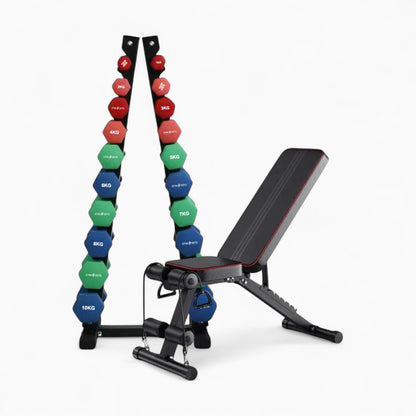 10 Tier Dumbbell Tree Rack