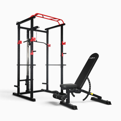 GymSets Power Cage with Cable Pulley