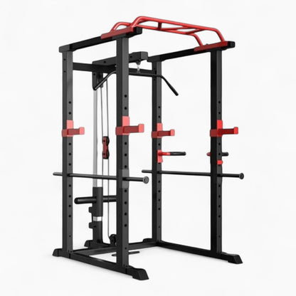 GymSets Power Cage with Cable Pulley
