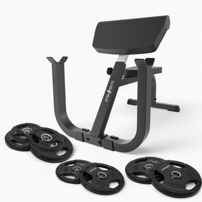 Adjustable Preacher Curl Bench