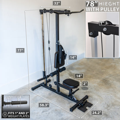 Lat Pull Down Cable Machine