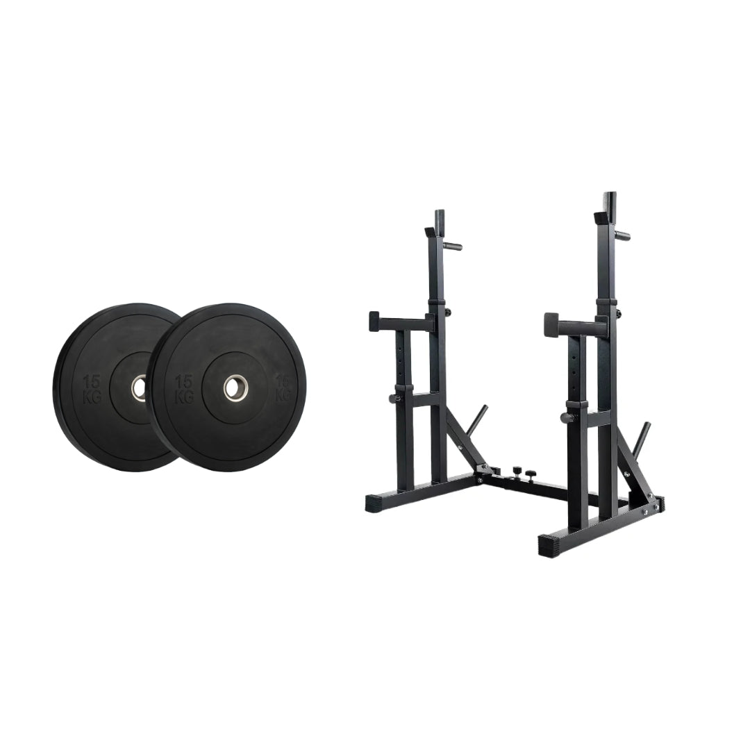 Olympic Bumper Plates 2 inch Rubber Weight Gym Sets 5 10 15 20 25 kg