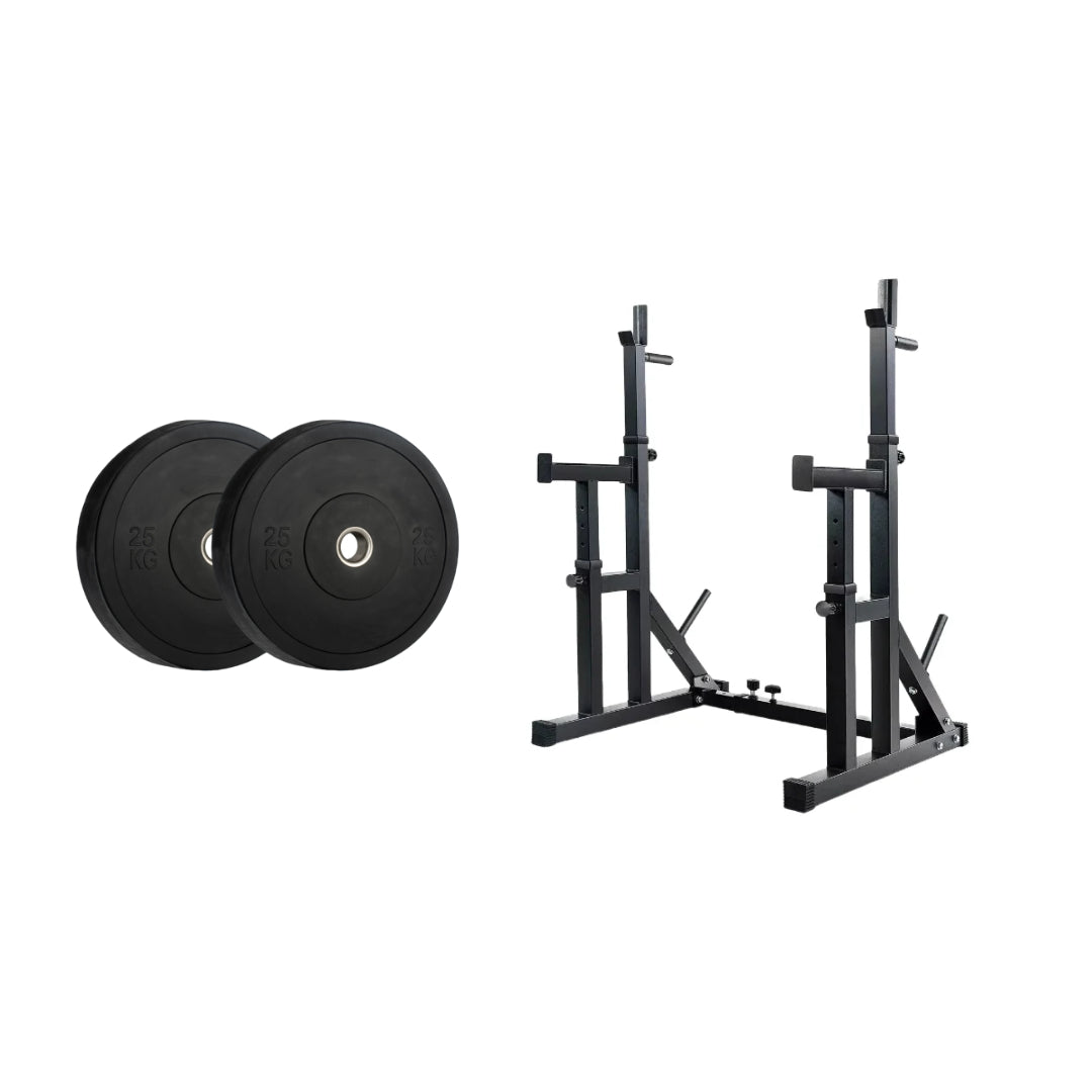 Olympic Bumper Plates 2 inch Rubber Weight Gym Sets 5 10 15 20 25 kg