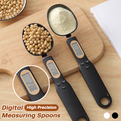 Electronic LCD Display Digital Spoon Scale for Food Measuring Weighing Kitchen