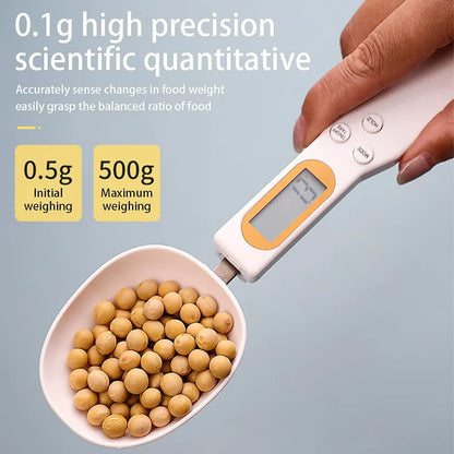 Digital Measuring Spoon with Electronic Display, Food Weighing Scale