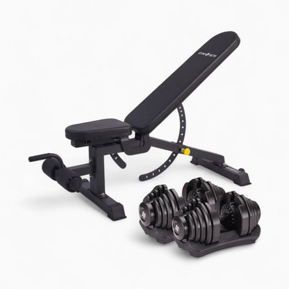 40kg Quick Dial Adjustable Dumbbell