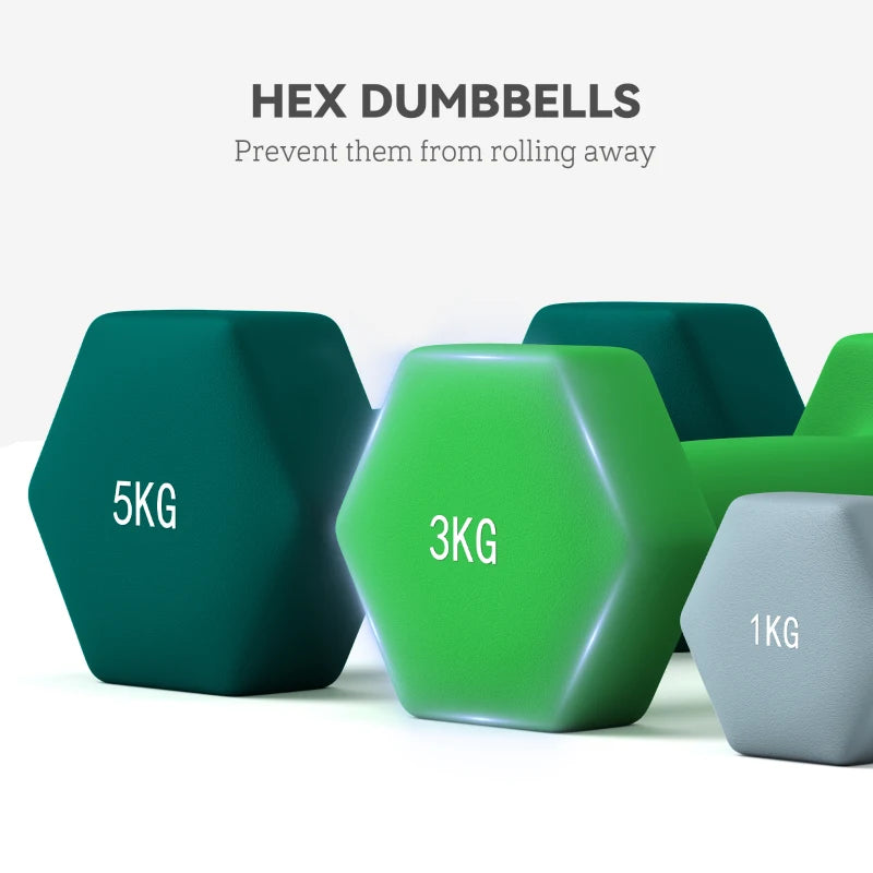 Neoprene Dumbbell Tree Rack